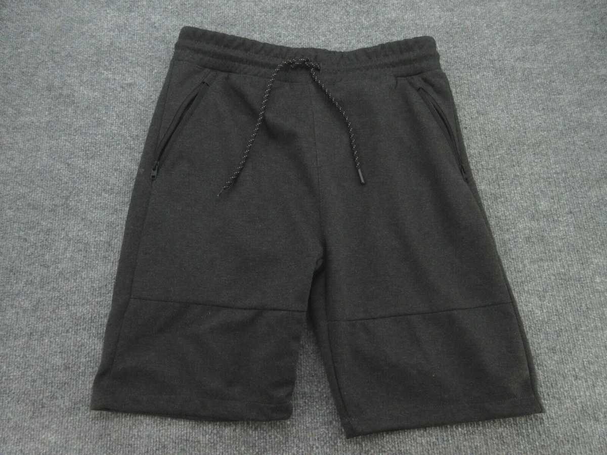 Southpole Men's Jogger Shorts with Cargo Pockets in Solid and Camo Colors - Green - Small