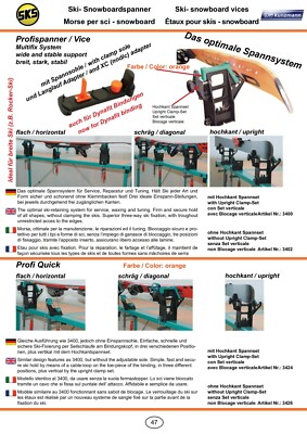 PROFI スキースパナー SKI VICE PROFI with VERTICAL EDGE CLAMP-FK