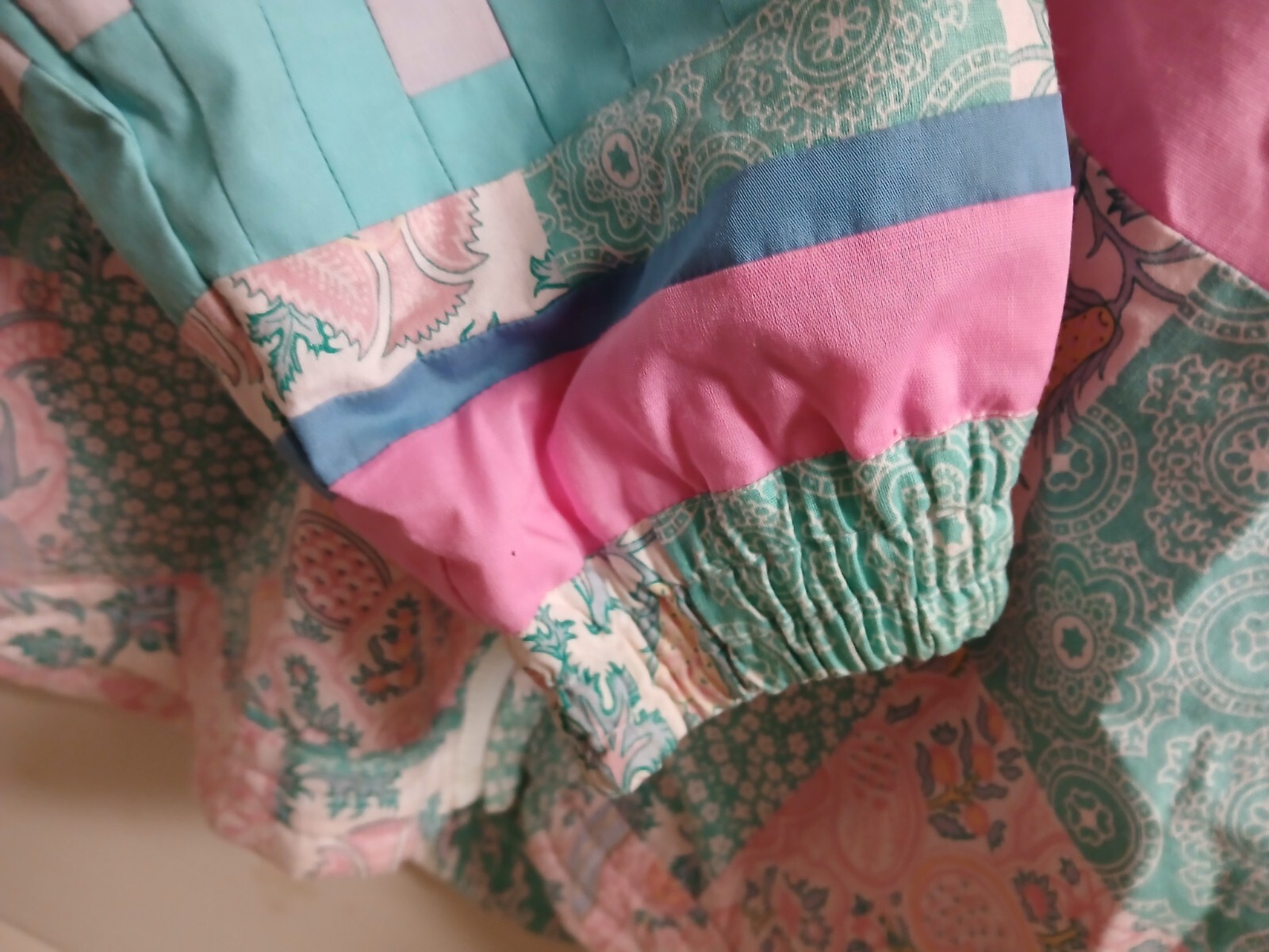 Custom Made Patchwork Women's Zip Up Jacket Lined… - image 6