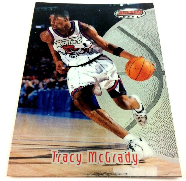 Tracy McGrady Rookie Card 1997 98 Bowman s Best 111 NBA HOF Raptors 