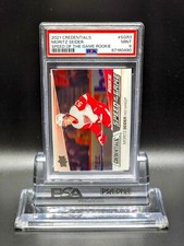 Moritz Seider 2021-22 Upper Deck Credentials Speed Of The Game Rookie SGR3 PSA 9