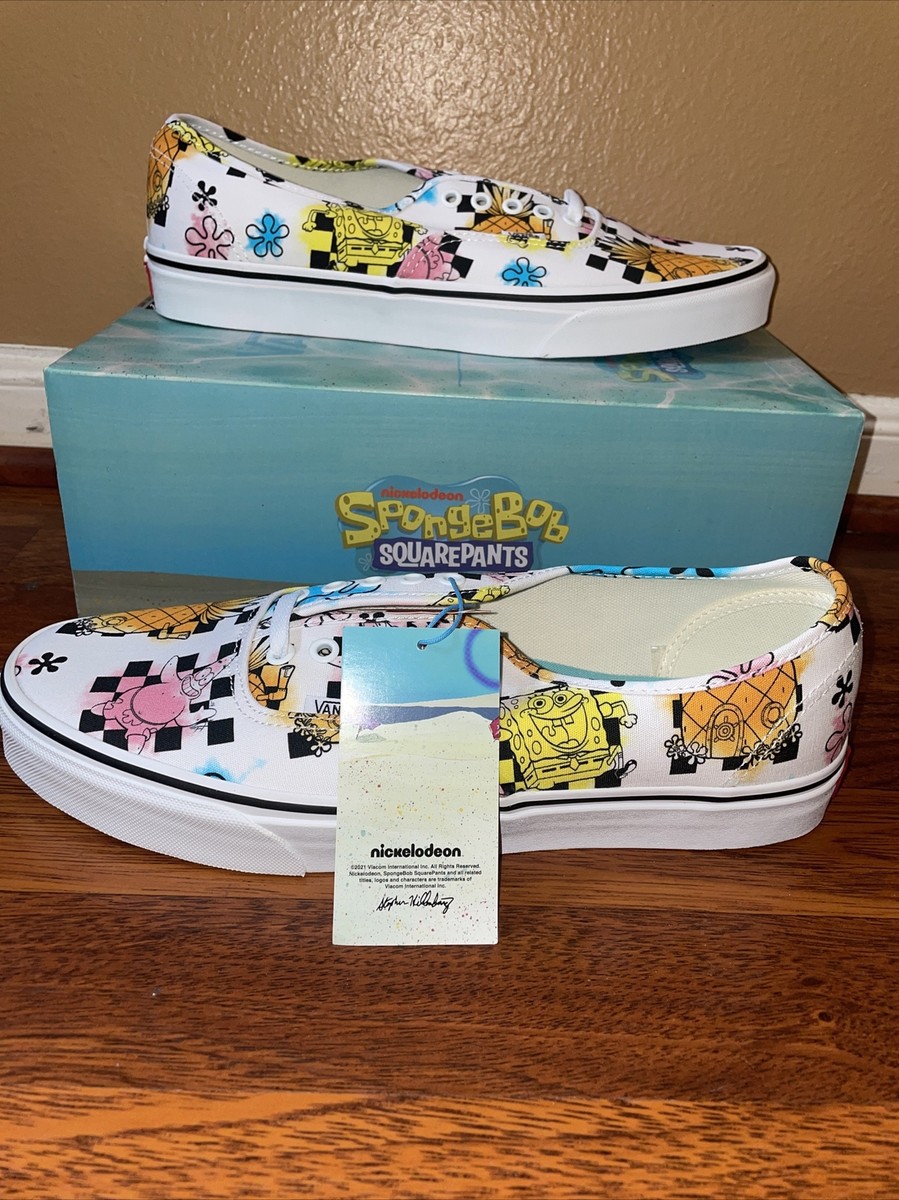 Vans SpongeBob Squarepants Authentic Size 13 Airbrush 2021  display picture 1