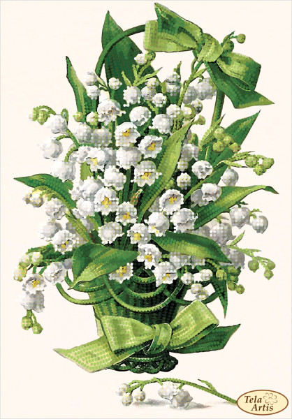 Kit Lilies Of The Valley Diy Tela Artis
