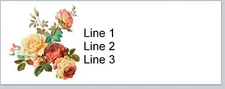 Personalized Address Labels Beautiful Roses Flowers (JX 322)