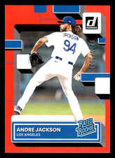 2022 Donruss Andre Jackson Rated Rookie Red #48 -/2022 - Los Angeles Dodgers
