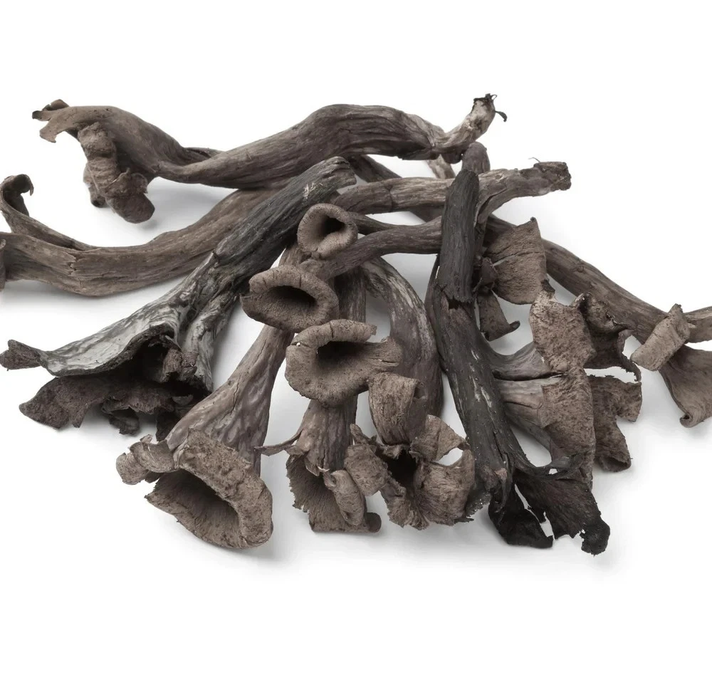 Dried Black Trumpet Mushrooms Truffle-Like Aroma Sauces, Risotto Finishing 1 LB