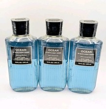 Bath  Body Works Men's OCEAN 3-In-1 Hair, Face  Body Wash  Set of 3 