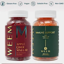 WEEM Immune Duo Apple Cider Vinegar & Immune Support – Natural Vegan Supplements