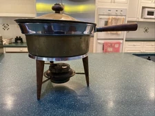 Mid Century Modern Fondue Set