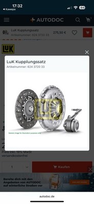 KUPPLUNGSSATZ KUPPLUNG SATZ LUK 624 3720 33 P NEU OE QUALITÄT
