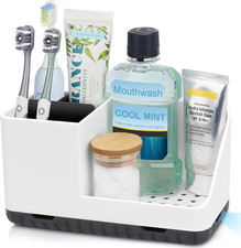 Bathroom Counter Organizer, Bathroom Organizers and Storage, Detachable Toothbru