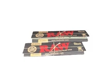 2x Raw Rolling Papers Black King Size Slim 2 Packs USA SHIPPED