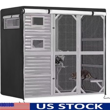 Weather Resistant Cat Enclosure Cover Outdoor Catio W/ Ventilation Zippers New