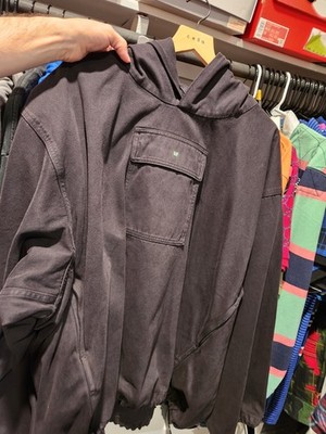Yeezy Gap Balenciaga Sateen Anorak - Black - Size Small