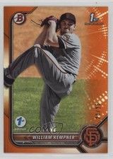 2022 Bowman Draft 1st Edition Orange Foil 20/25 William Kempner #BD-3 0q0m