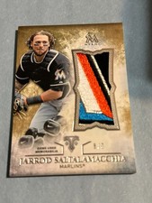 2015 Topps Triple Threads-Unity Jumbo Relics Jarrod Saltalacchia #UJR-JS1 Gold/9