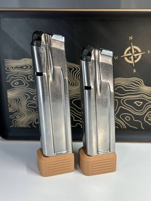 Check Mate 1911/2311 double stack magazine base plate Stacatto ( CARAMEL BROWN)