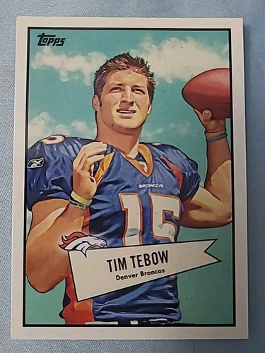 Tim Tebow GATORS BRONCOS 2010 Topps '52 Bowman Retro RC