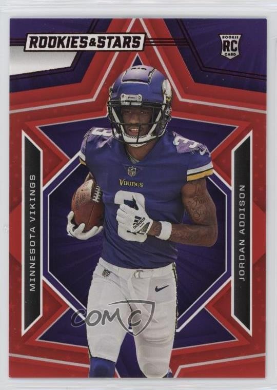 2023 Panini Rookies & Stars Rookies Red Jordan Addison #157 RC 12db