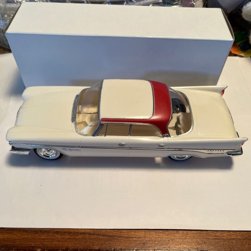 1959 Chrysler New Yorker Plastic Promo Model By Johan 1/25 Scale White / Red