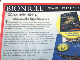 Lego Bionicle The Quest Board Game Exclusive Toa Inika 50 Cards Voya Nui - NEW