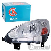 Alkar H4 Scheinwerfer +LWR-MOTOR Links Passend FüR Peugeot Partner | 2755975