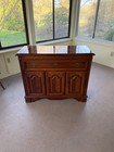 Vintage Lexington Solid Wood Sideboard / Buffet Cabinet – Cherry Finish Colonial — photo 1