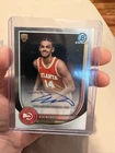 2025-26 Bowman Chrome Asa Newell Atlanta Hawks Rookie Autograph