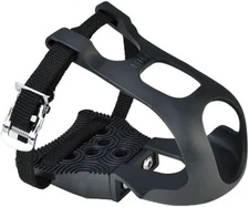 Exustar E-SL02A-B6 Toe Clip Pedal Platform Adapter - Convert Clipless Pedals
