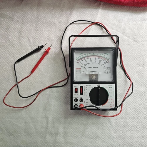 Vintage Sears ⁹82363 Portable 43-Range Multimeter Multitester no box