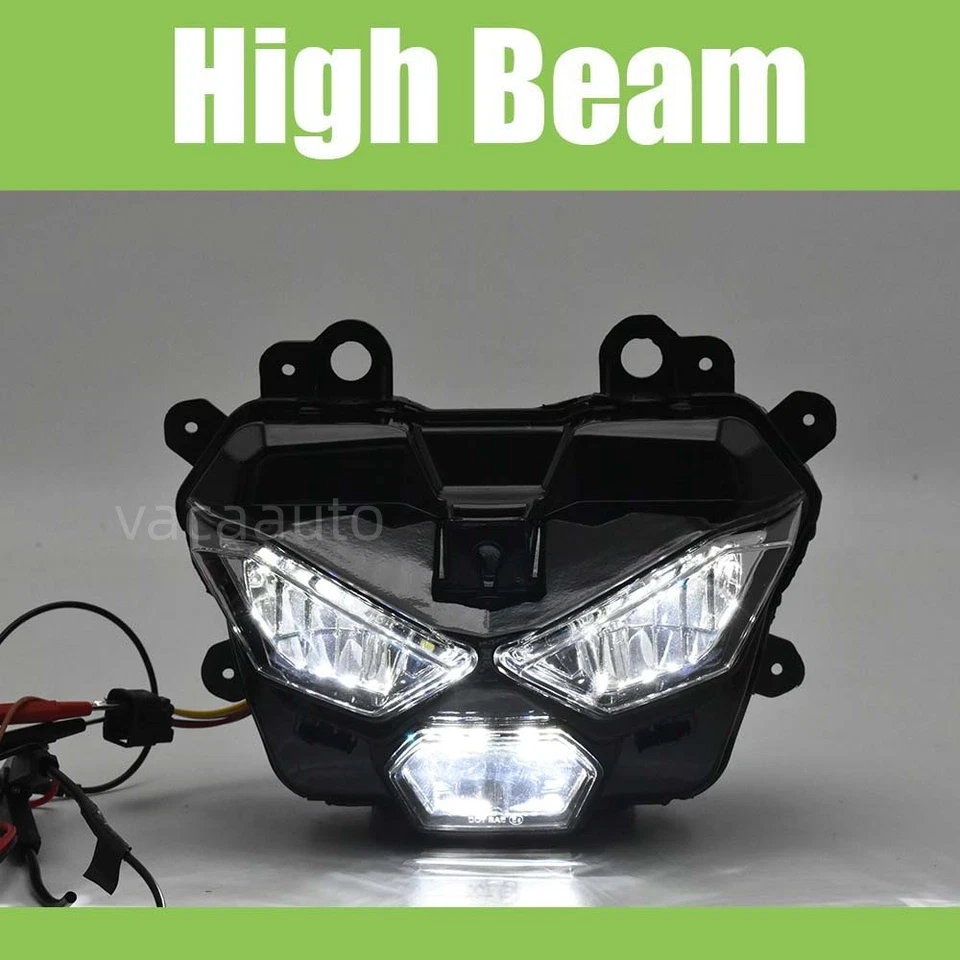 For Kawasaki Z500 2024 Z 500 PNP LED Headlight Assembly with DRL High/Low Beam - Image 3 of 4