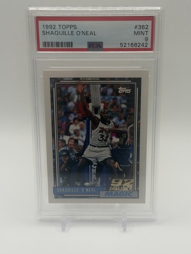 1992-93 Topps PSA 9 Shaquille O'Neal #362 (RC) Magic HOF