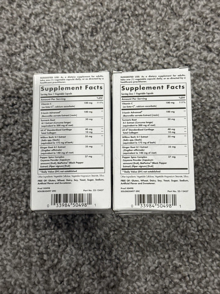 2X Solgar Nº Cápsula vegetal Join Support 7 - 90 unidades Foto 3 de 3