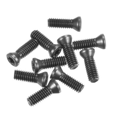 FindBuyTool M6 - 15mm Torx Flat Head Screw Machine Screws Carbon Steel 10PCS