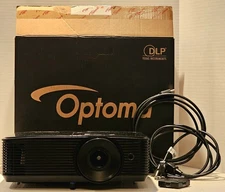 Optoma S334e DLP SVGA 3D HDMI Projector Very Low Lamp Hours (184) TESTED!