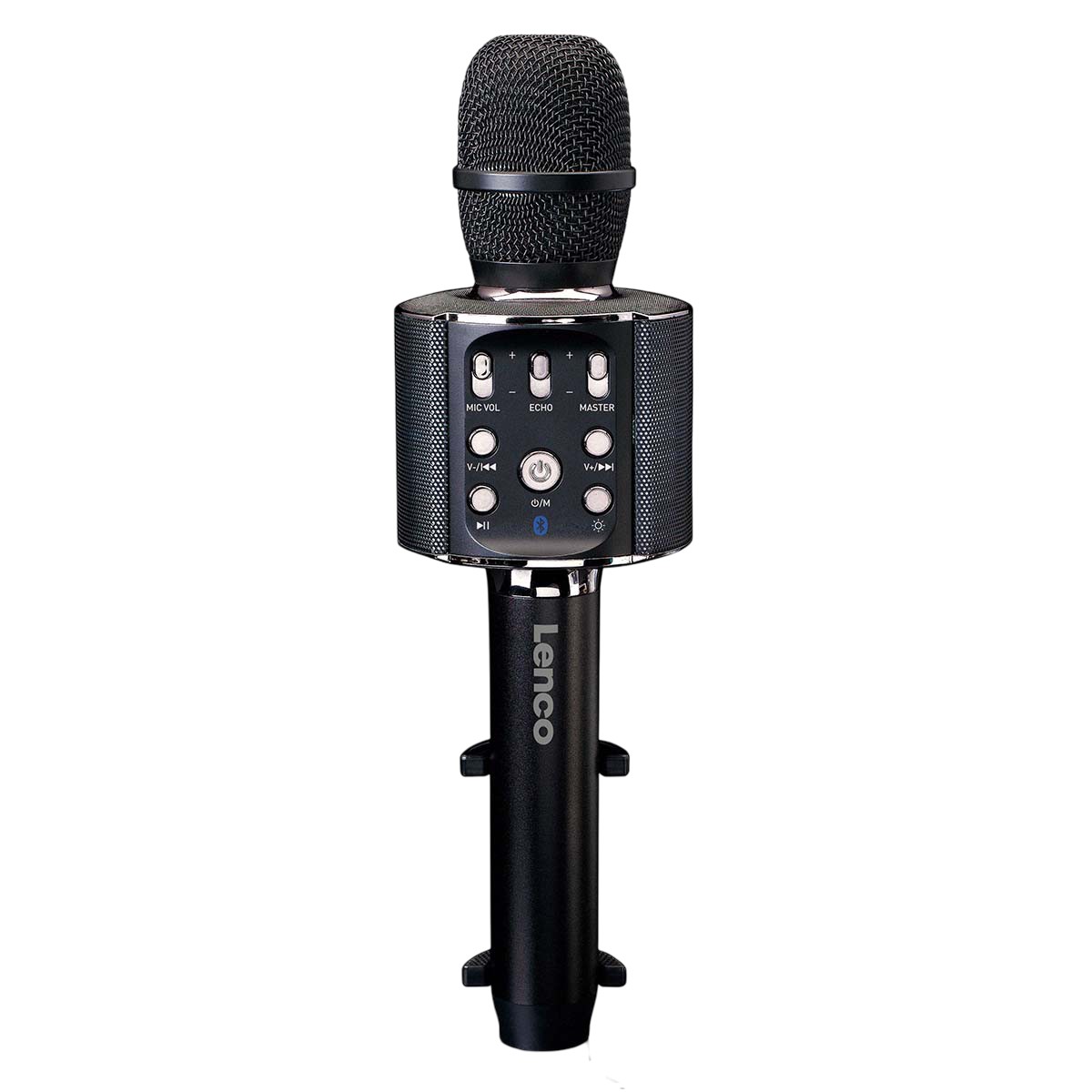 Microphone karaoké bluetooth sans fil haut-parleur et effets de lumière