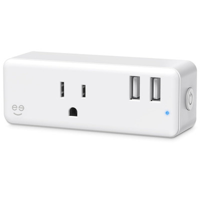 Switch + Charge Multi Port Smart Wi-Fi Plug with 2 USB Ports, Energy Saving Outl