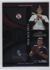 2005 Playoff Prestige Changing Stripes Foil /100 Carlton Fisk #C-22 HOF 0l2