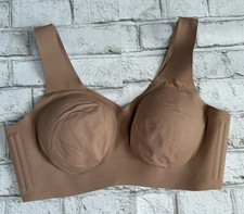 Honeylove Liftwear V-Neck No Wire Bra Beige LWBR0101 Neutral Basic Size XL