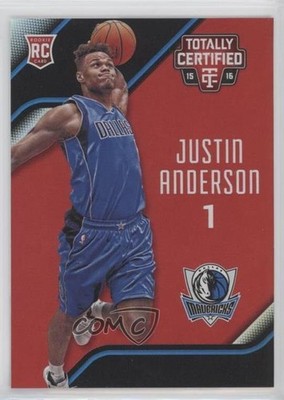 2015 Totally Certified Rookies Mirror Red 101/149 Justin Anderson Rookie RC 3c7