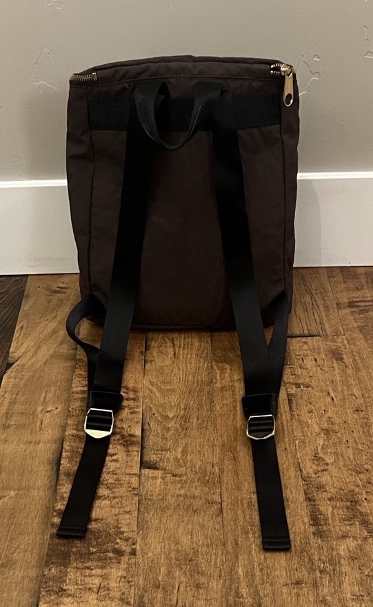 Kipling Nylon Backpack Brown Multi Pocket Travel … - image 3