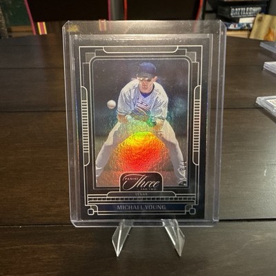 2025 Panini Three and Two Michael Young, Michael Young #129 Full Count /8