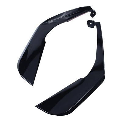 For Corvette C8 Z51 2020-2025 Gloss Black Front Bumper Side Canards Fin Splitter
