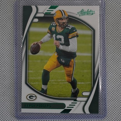 2021 Panini Absolute - Green #58 Aaron Rodgers Green Bay Packers