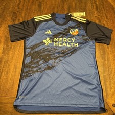 NWT's Adidas FC Cincinnati Home Soccer Jersey Blue  Men's Size L Brandon Vazquez