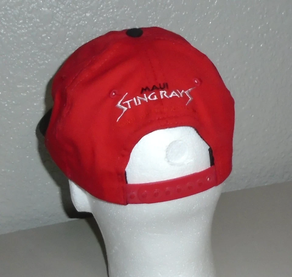 De colección Años 90 Maui Sting Rays Hawaii Béisbol Snapback Gorra Gorra Rayas Camisas Locas Foto 2 de 4
