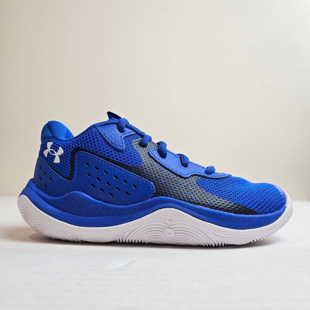 Under Armour Kids Size 2Y Jet '23 Basketball Shoes Sneakers Team Royal Blue