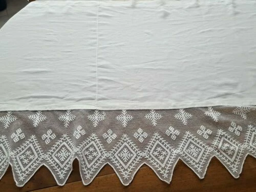 Textiles du XIXe siècle blancs