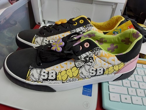 Nuevo con etiquetas Zapatillas bajas de lona Nickelodeon Bob Esponja para hombre 11 - Imagen 6 de 6