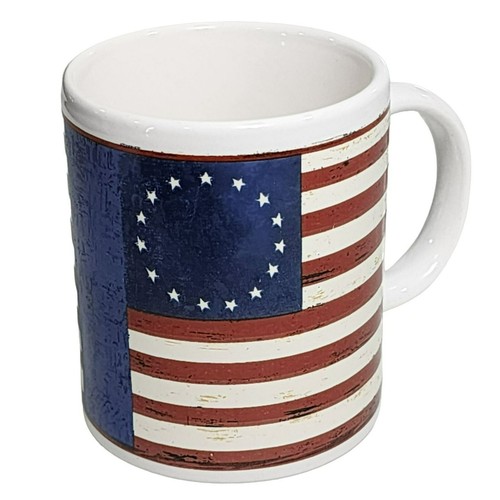 United States Flag Design Ceramic Coffee Mug 14 Oz - Picture 6 of 12